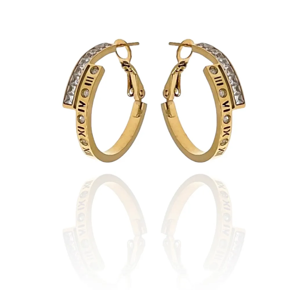 Cerchio-Orecchini in Acciaio - OAP-413-1386