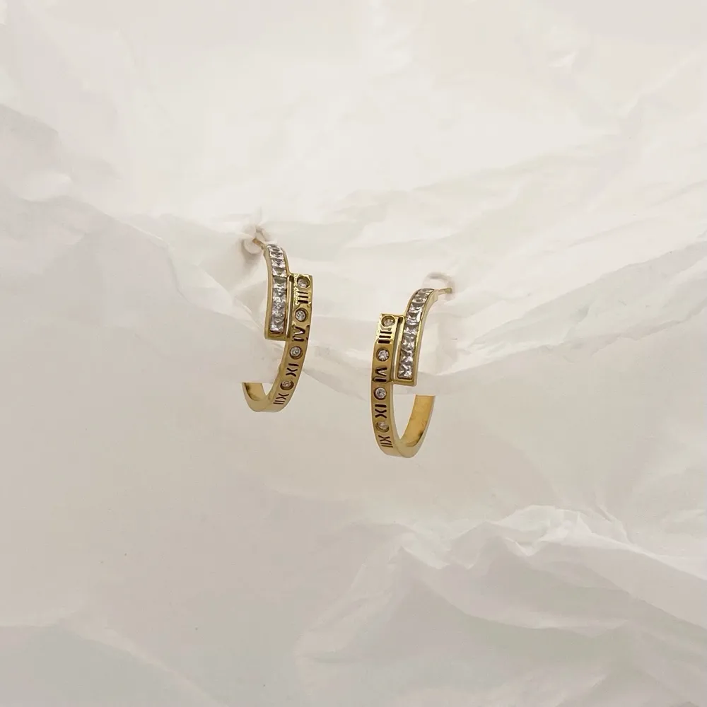 Cerchio-Orecchini in Acciaio - OAP-413-1386