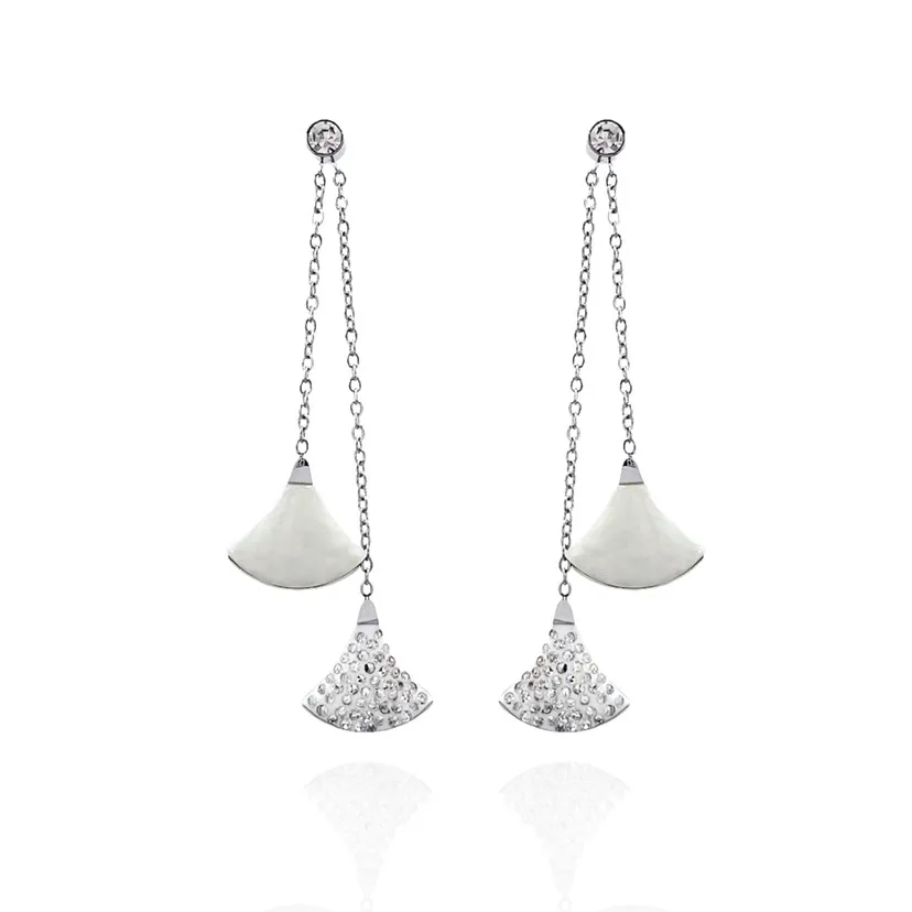 Ventaglio -Orecchini in Acciaio - OAP-413-954