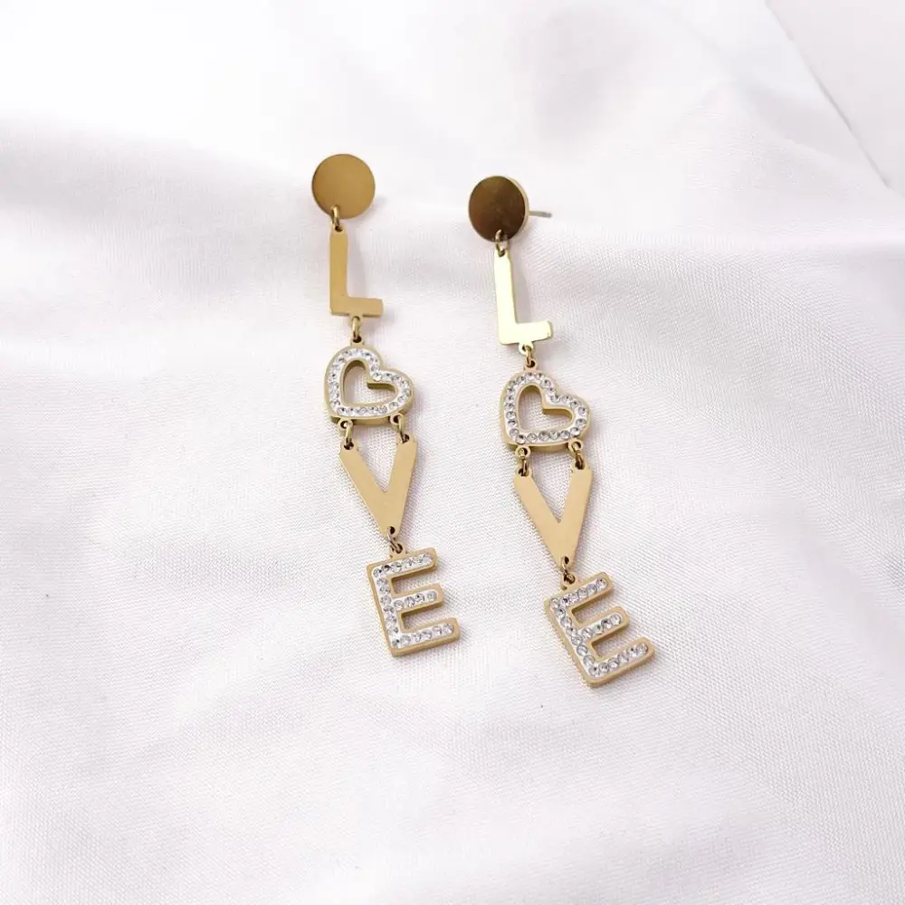 Lucchetto Cuore -Orecchini in Acciaio - OAP-413-966