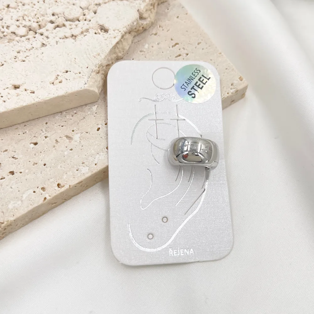 Semplice a Molla -Earcuff in Acciaio - OAP-600-H357