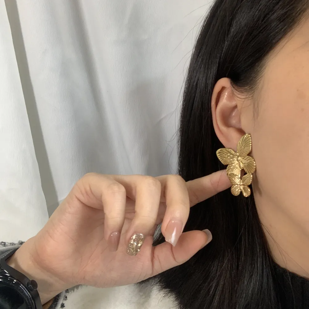 Farfalla-Orecchini in Acciaio - OAP-732-259