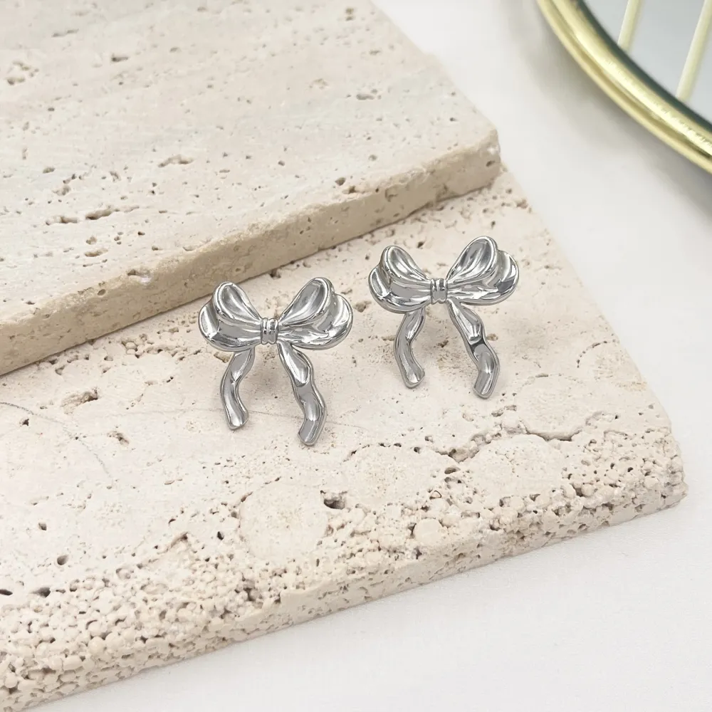 Fiocco-Orecchini in Acciaio - OAP-732-264