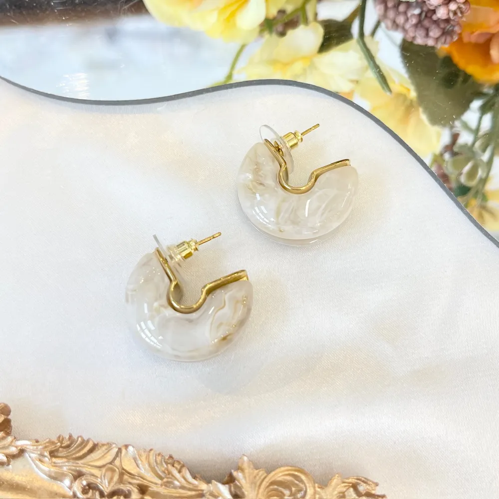 Cerchio-Orecchini in Acciaio - OAP-732-430