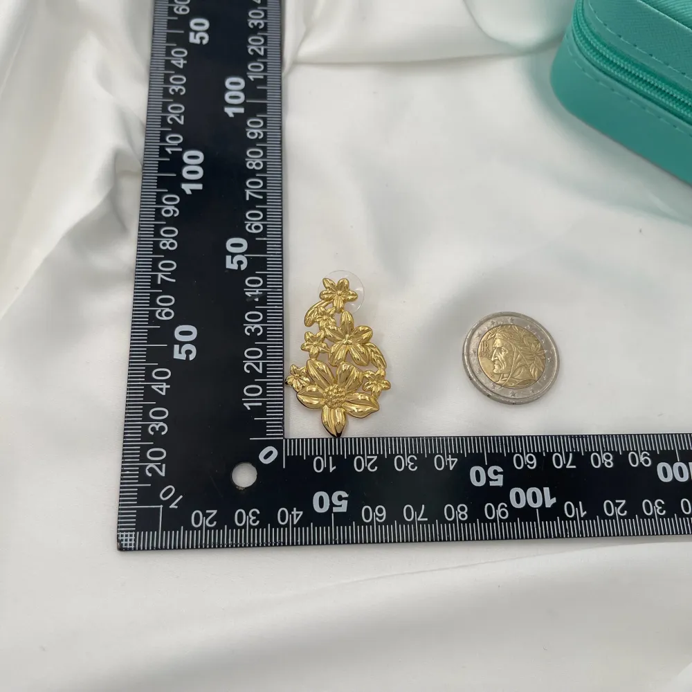 Fiore-Orecchini in Acciaio - OAP-732-52