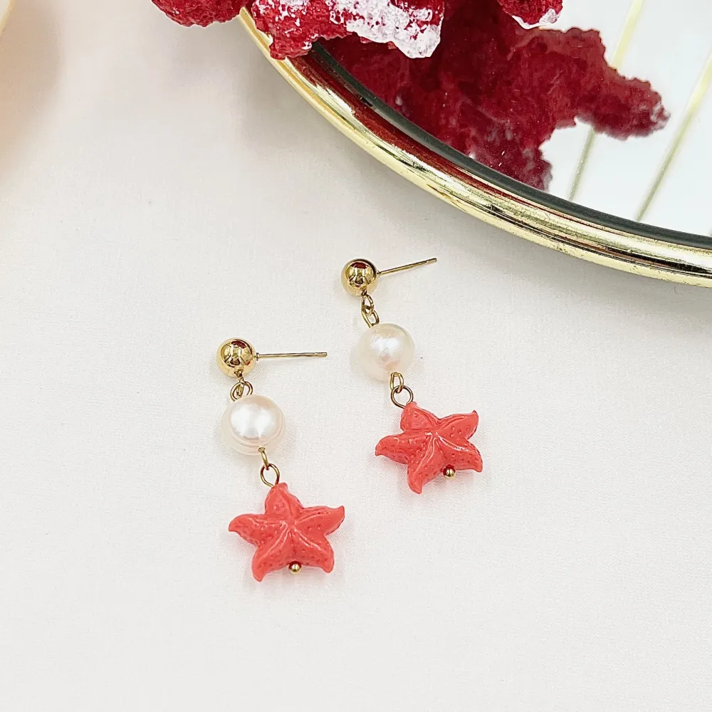 Stella Marina -Orecchini in Acciaio - OAP-765-13