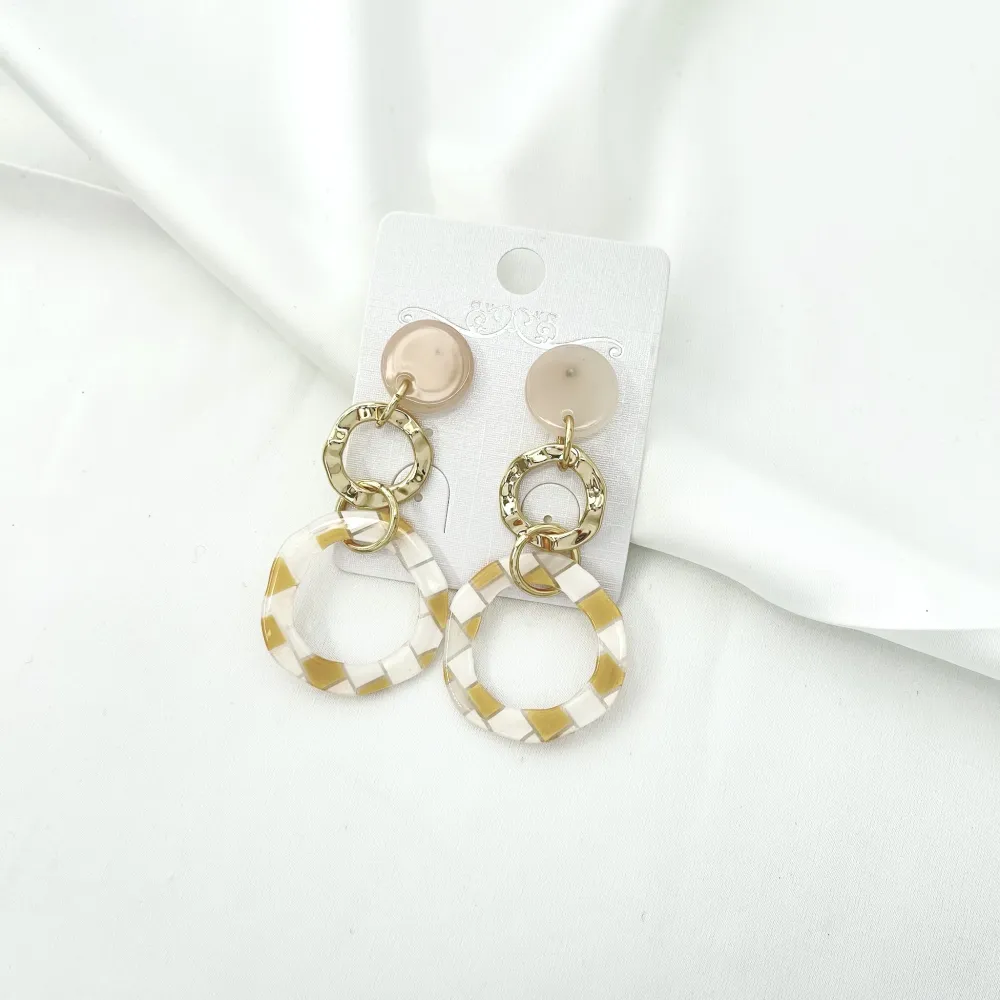 Doppio Cerchio -Orecchini Moda - OMM-15027 S