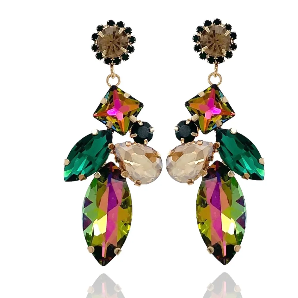 Fantasia-Orecchini Moda Vetro - OMM-381-200