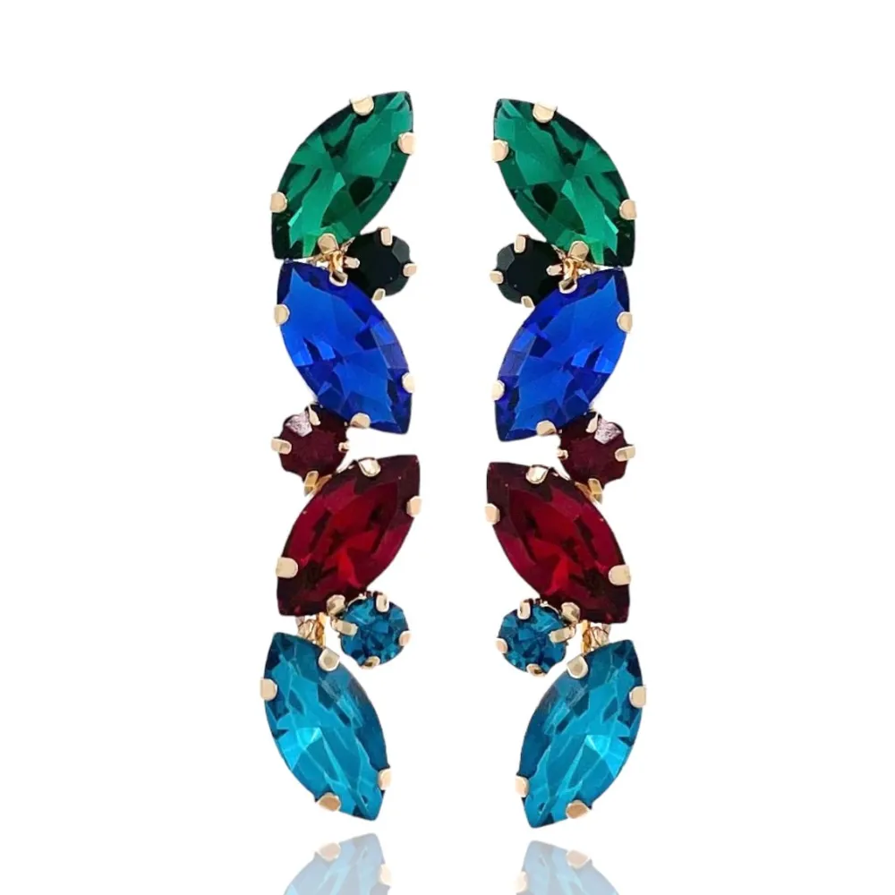 Fantasia-Orecchini Moda Vetro - OMM-381-202