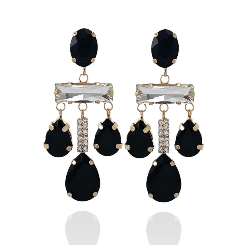 Fantasia -Orecchini Moda con Pietre Colorqte - OMM-381-209