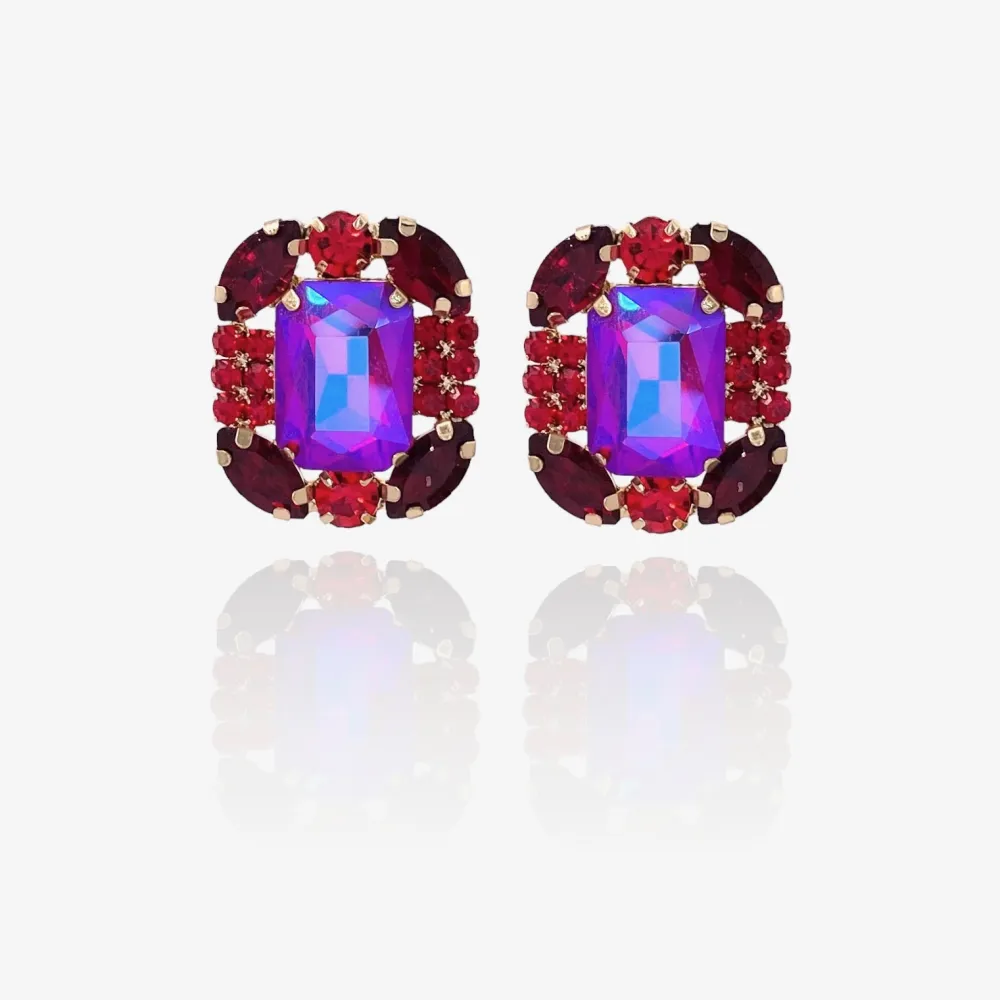 Fantasia-Orecchini Moda Vetro - OMM-381-214