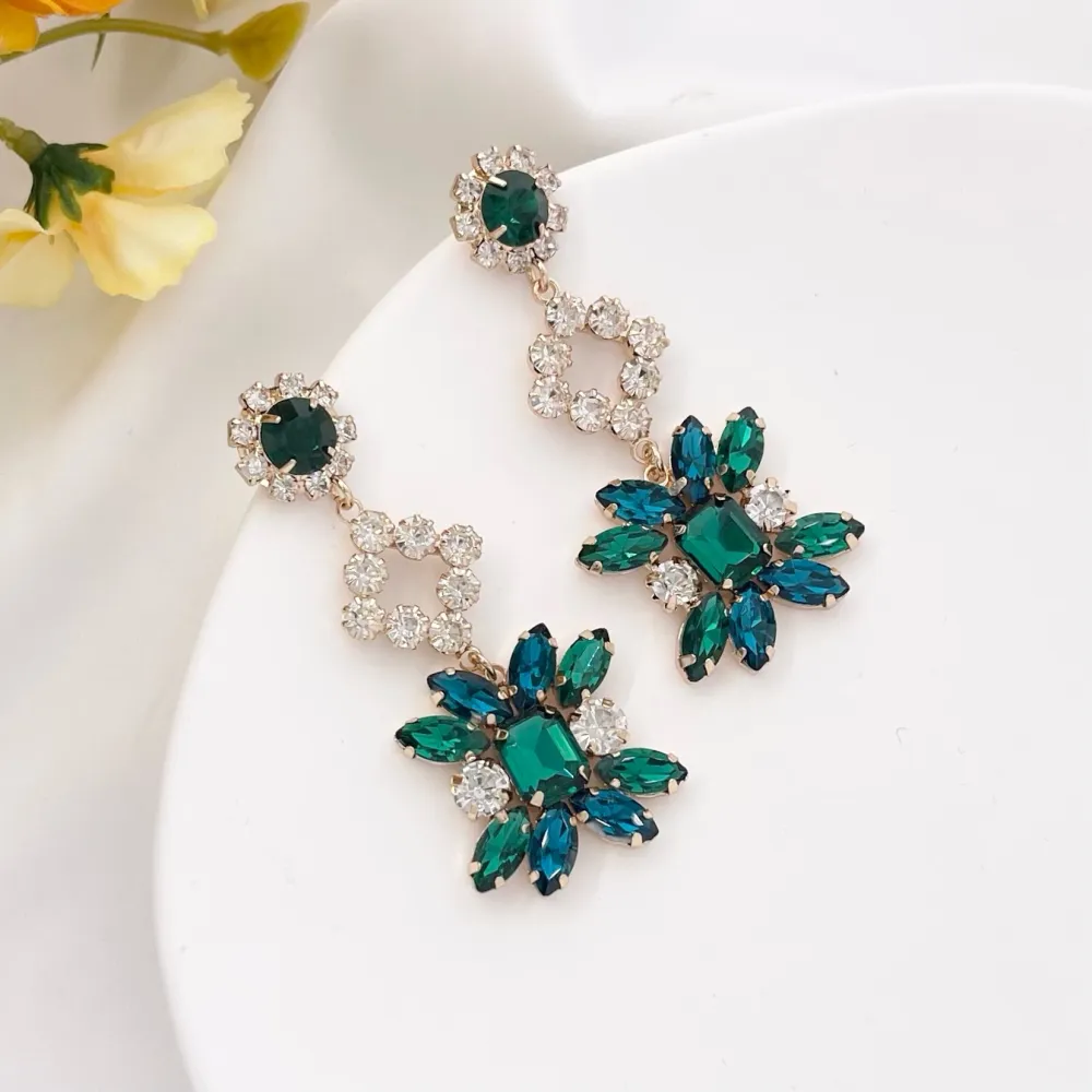 Fantasia-Orecchini Moda Vetro - OMM-520-L25