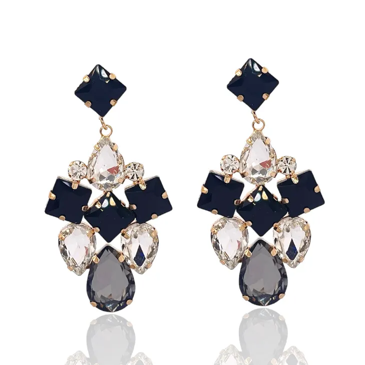 Fantasia-Orecchini Moda Vetro - OMM-520-L32