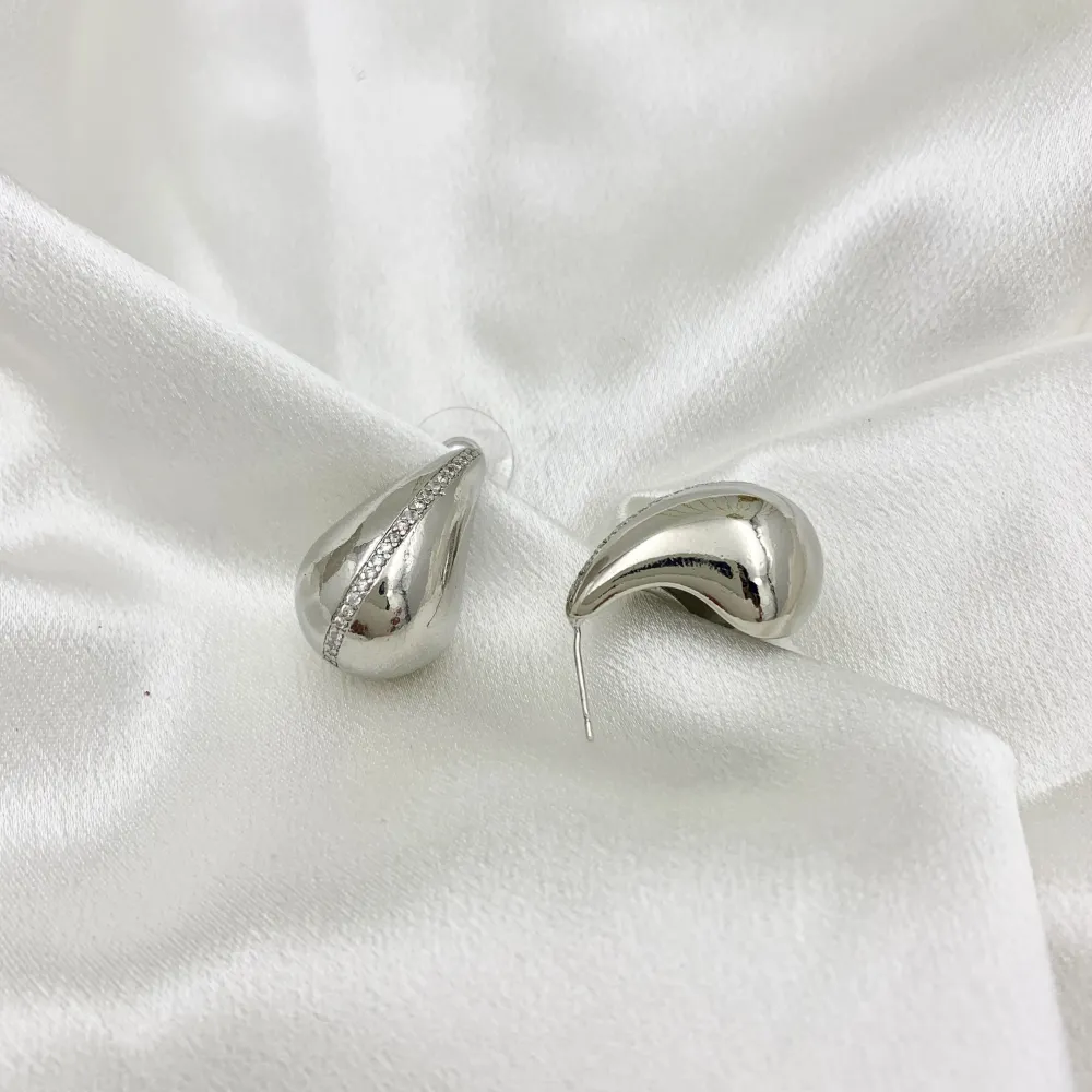 Goccia Grande-Orecchini con Zirconia - OMZ-520-L53