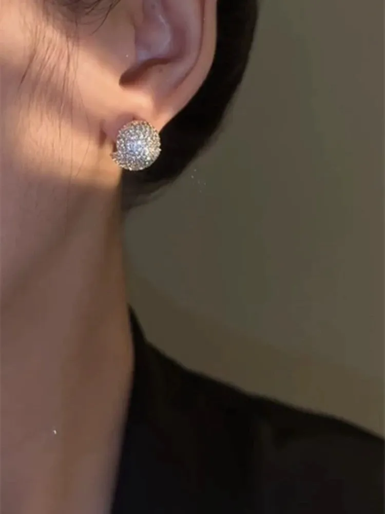 Tondo con Zirconia-Orecchini con Zirconia - OMZ-520-L54