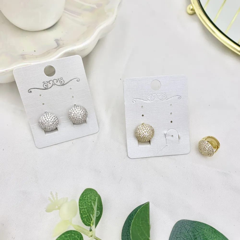 Tondo con Zirconia-Orecchini con Zirconia - OMZ-520-L54