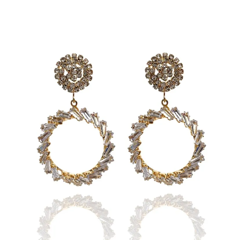 Cerchio-Orecchini con Zirconia - OMZ-540-7