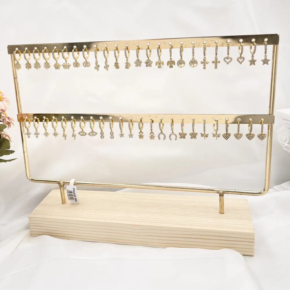 Mix Soggetti Pendenti-36paia orecchini in Acciaio - OPA-103-AA3273-3294E