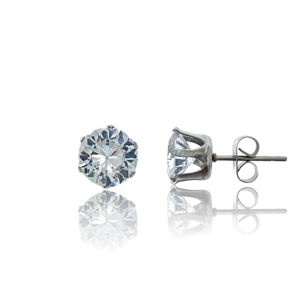 Punto Luce 3mm 6Griffe-36Paia Orecchini in Acciaio - OPA-107-87 3mm