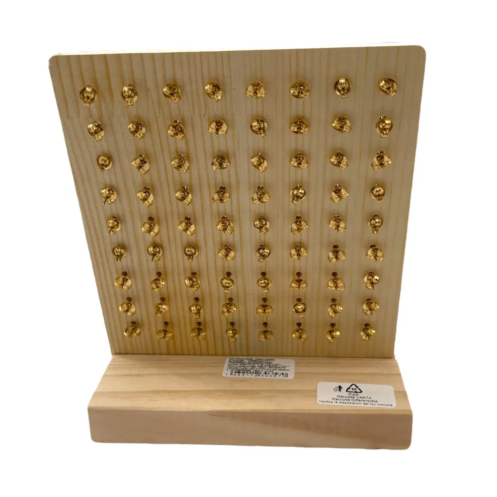 Iniziale-36 Paia Orecchini a lobo in Acciaio - OPA36-103-AA357E