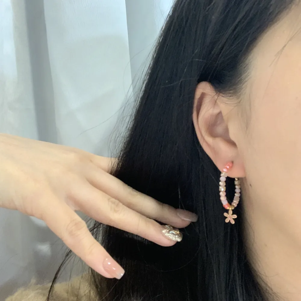 Cerchio Colorato con Pendenti Mix-36paia Orecchini in Acciaio - OPA-732-201