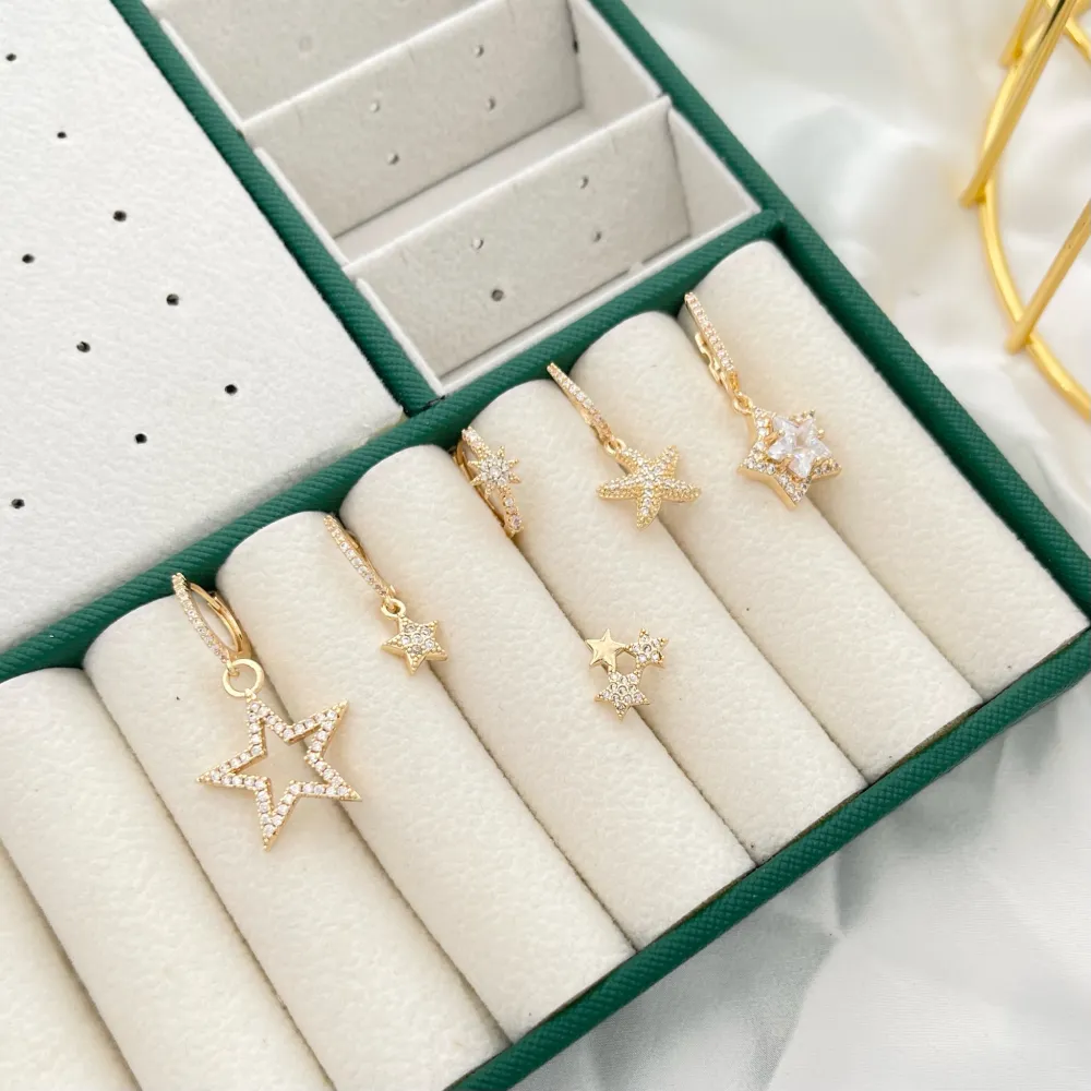 Stella-Set 6Pz Orecchini con Zirconia - OPM-109-L32