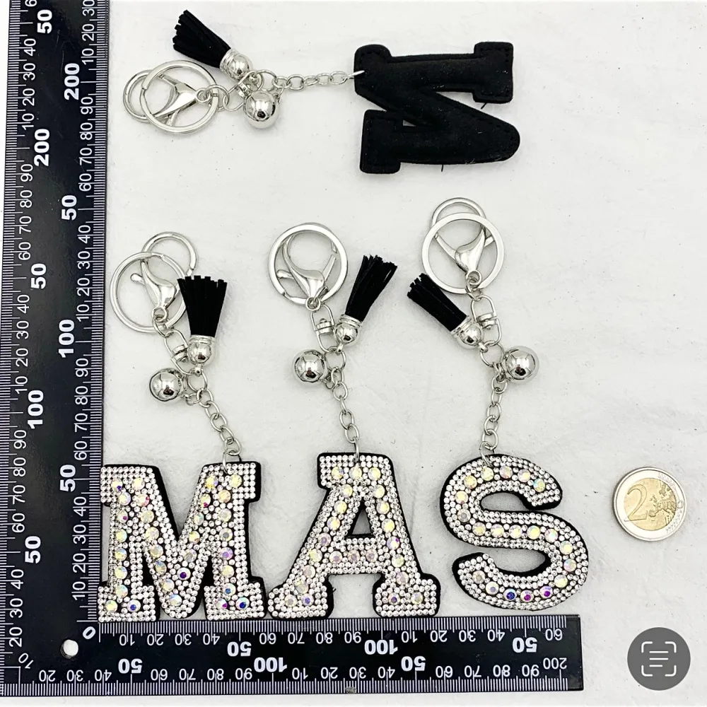 Iniziale con Strass-Portachiave Moda - PKM-146-154