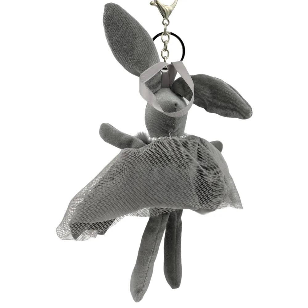 PKM6263-Coniglio Velluto-Portachiave Moda - PKM6263-Coniglio Velluto-Portachiave Moda
