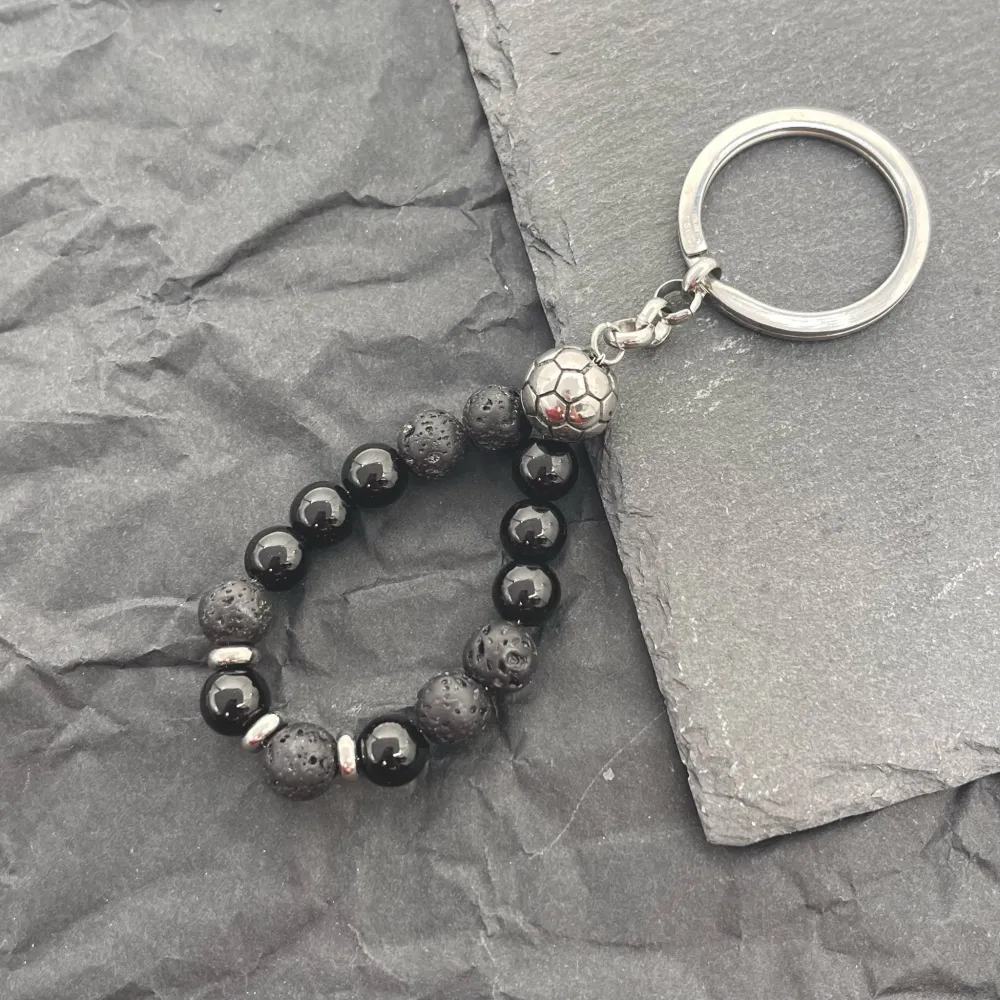 Pietre Colorate-Portachiavi da Uomo in Acciaio - PKU-600-276