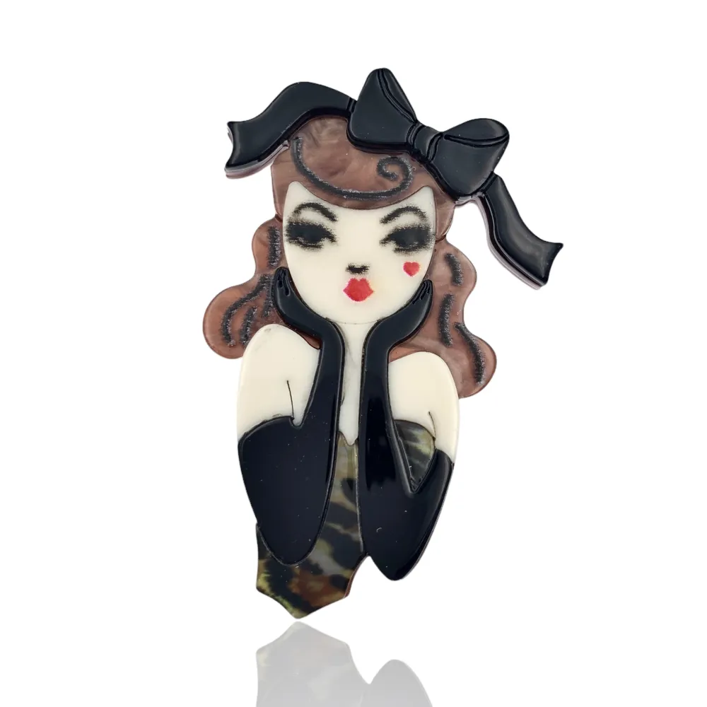 Donna -Spilla Moda in Resina - SPM-1027