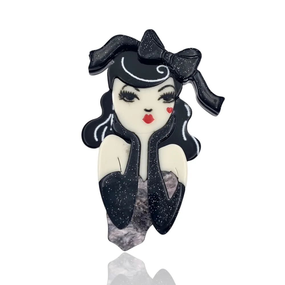 Donna -Spilla Moda in Resina - SPM-1027