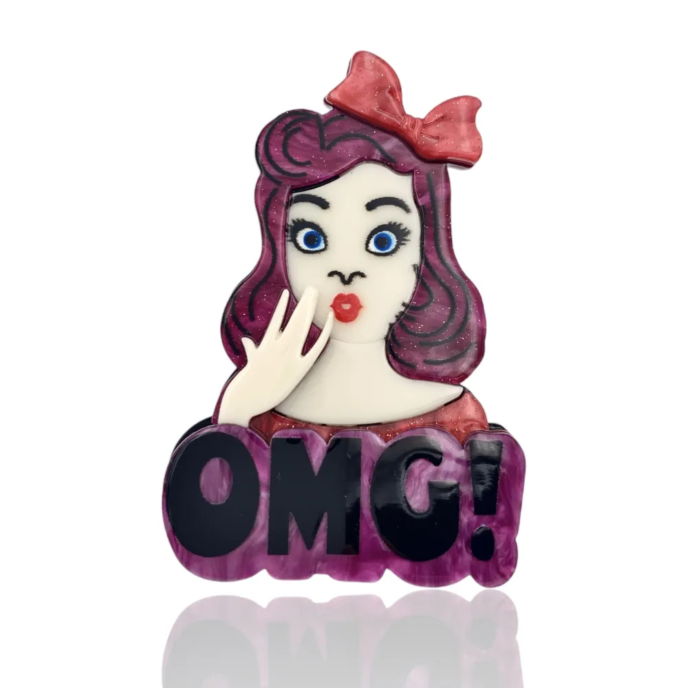 Donna OMG-Spilla Moda in Resina - SPM-1030