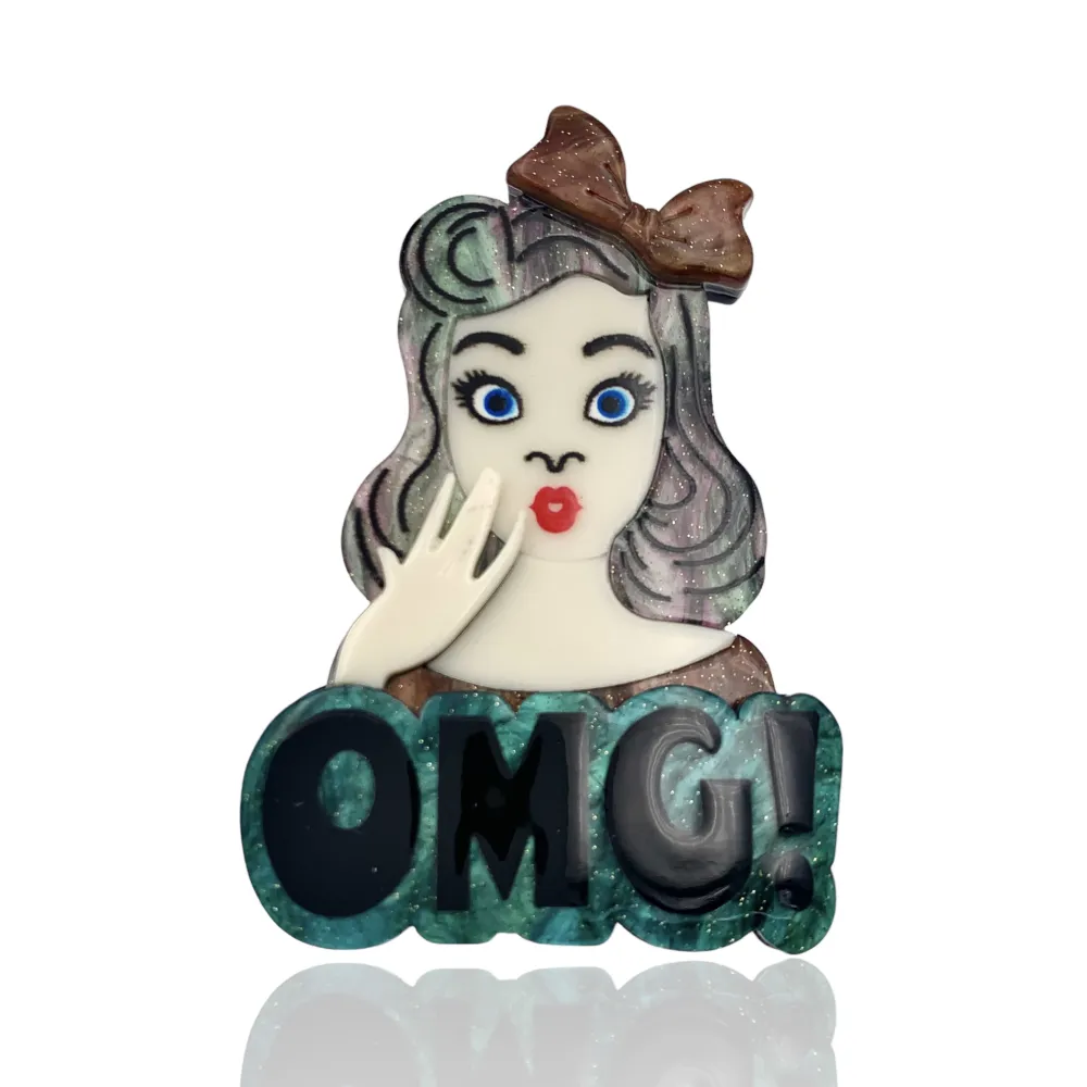 Donna OMG-Spilla Moda in Resina - SPM-1030