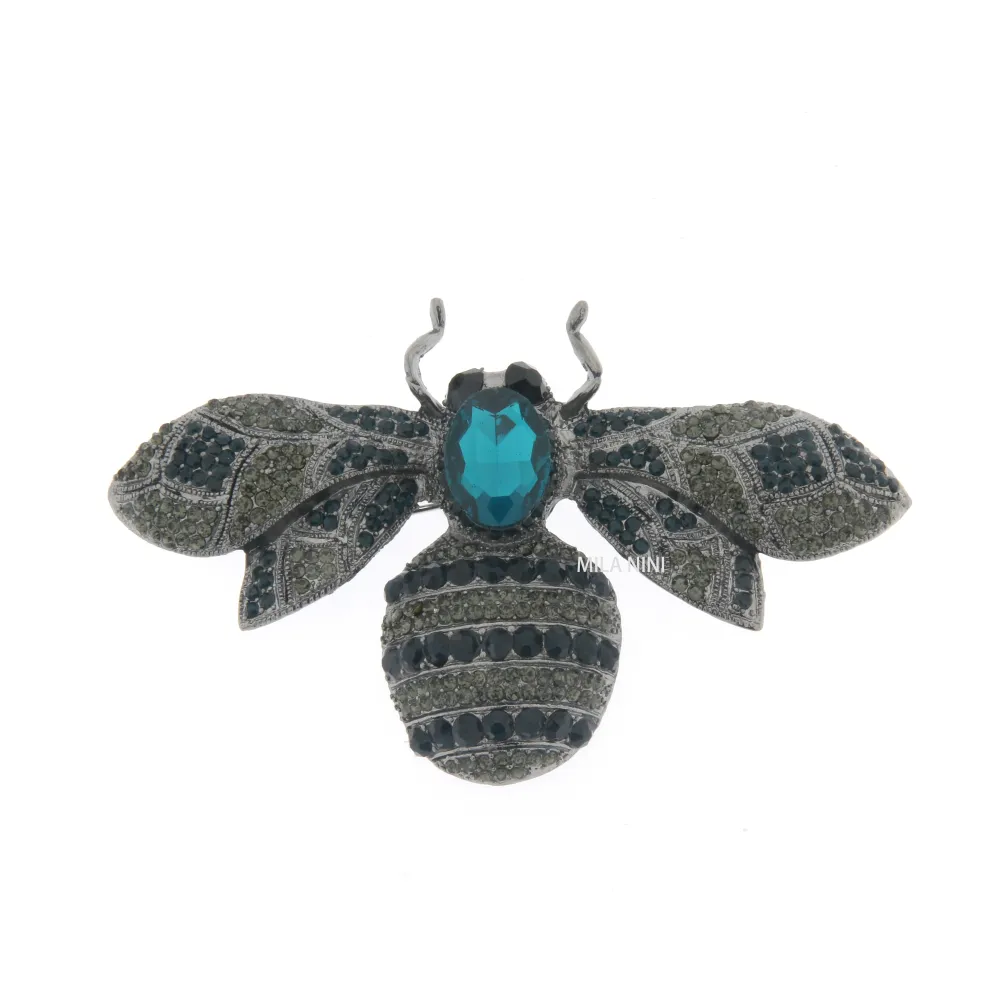 Spilla Grossa con Pietre Colorate - SPM-321-125 Ape Grande