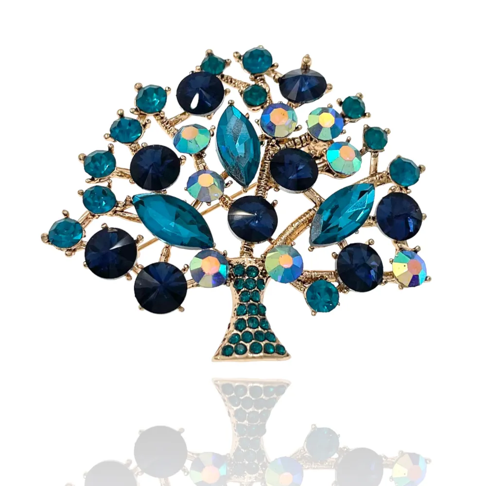 Albero della Vita-Spilla con Strass - SPM-321-232