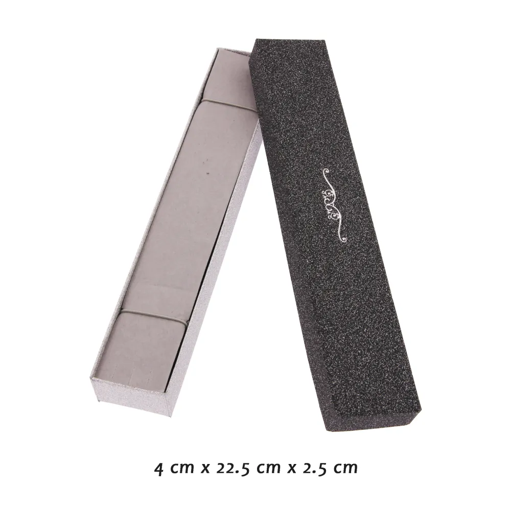 ST-Rettangolare 4x22,5x2,5cm 2560- Scatola Regalo Satinato - ST-Rettangolare per Bracciale 2560- Scatola Regalo Satinata