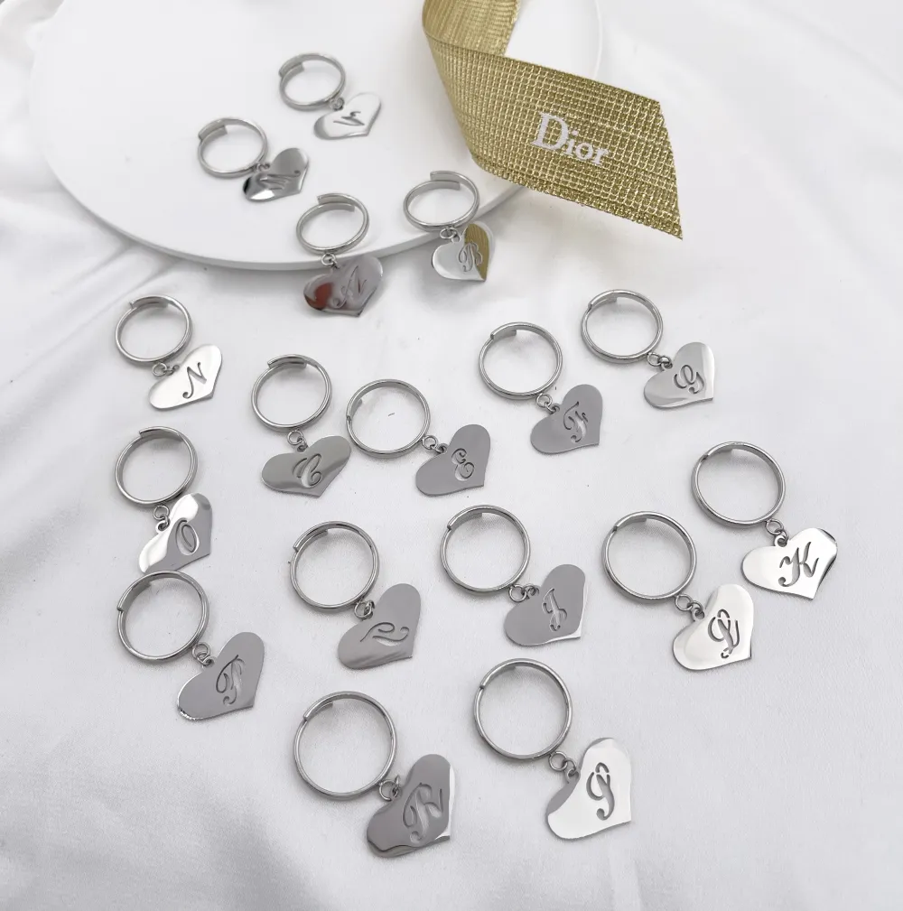 AMR7779-Cuore con Iniziale-36Pz Anelli Regolabile_2