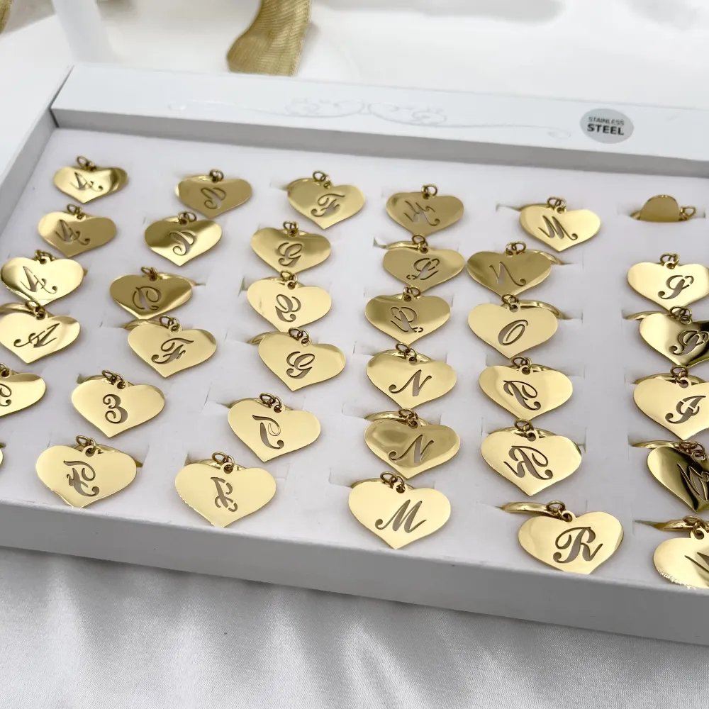 AMR7779-Cuore Iniziale ORO GIALLO -Anello Regolabile_2