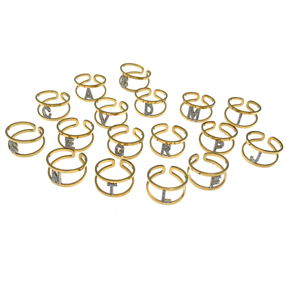 AMR7780-Iniziale ORO GIALLO -Anello Regolabile_2