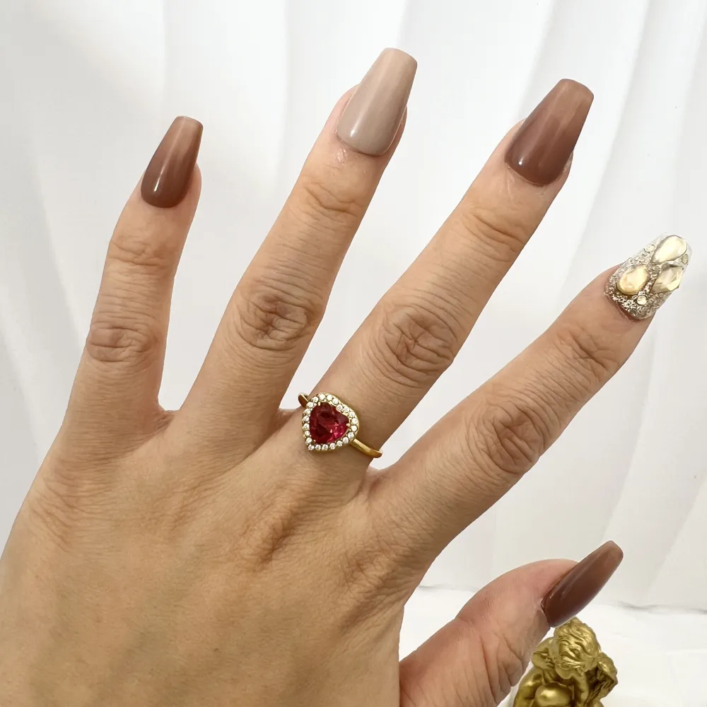 Cuore -36pz Anelli Regolabili in Acciaio - AAR-103-AA4707R