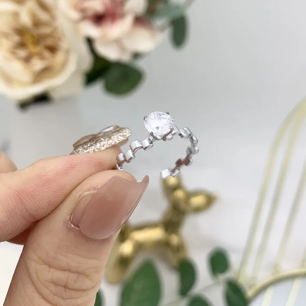 Mix con Punto Luce-60Pz Anelli Regolabili in Acciaio - AAR-105-178