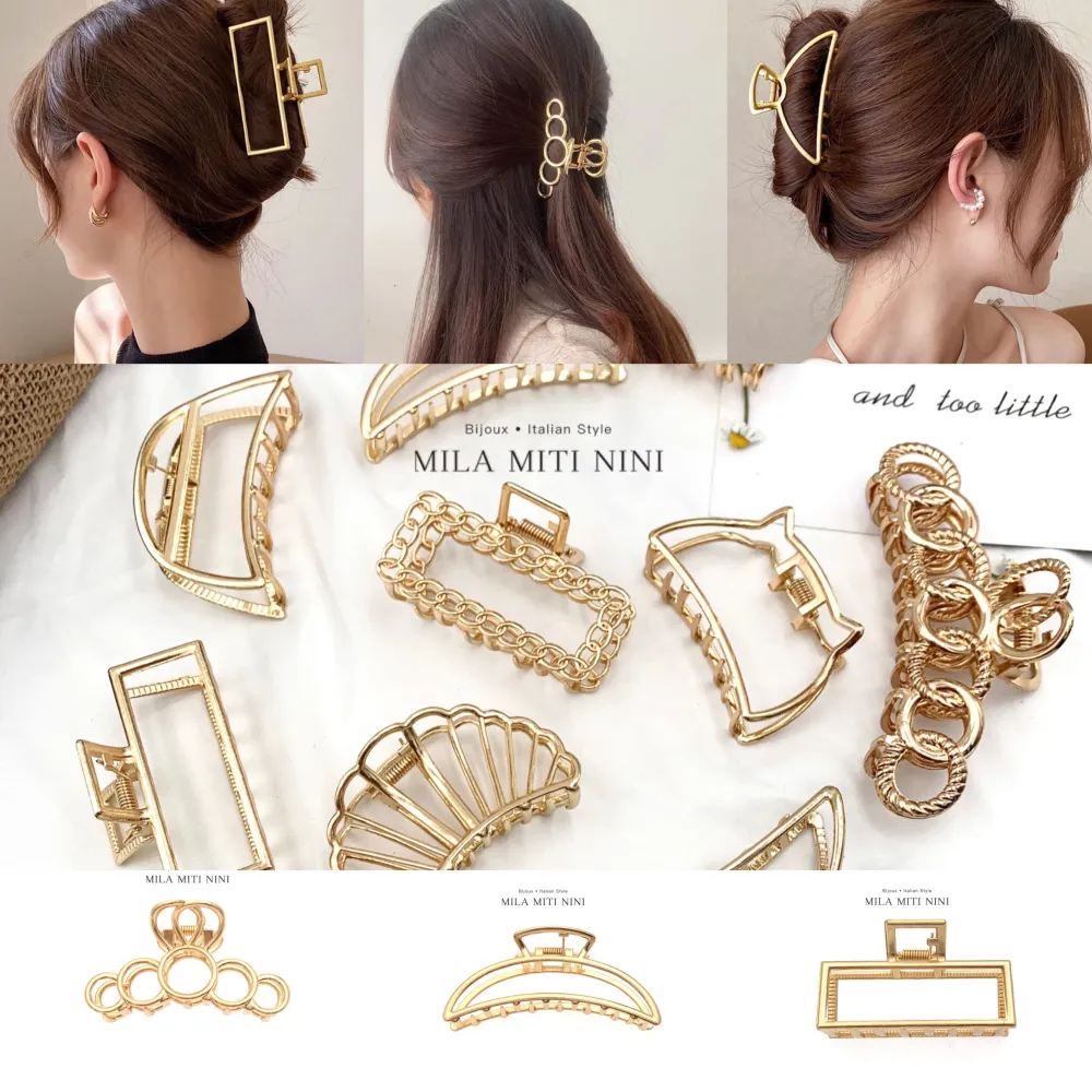 12 Pz Pinze per Capelli Lisci - AXC-556-26A