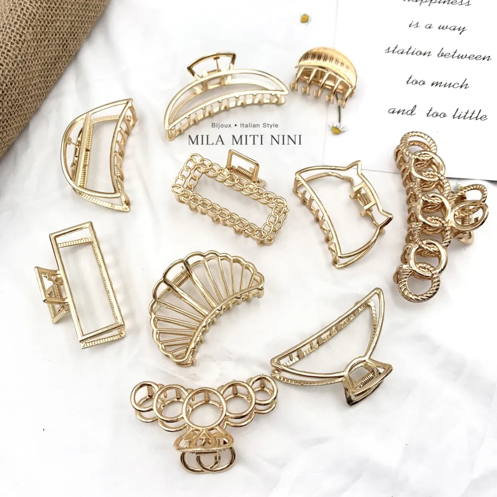 12 Pz Pinze per Capelli Lisci - AXC-556-26A