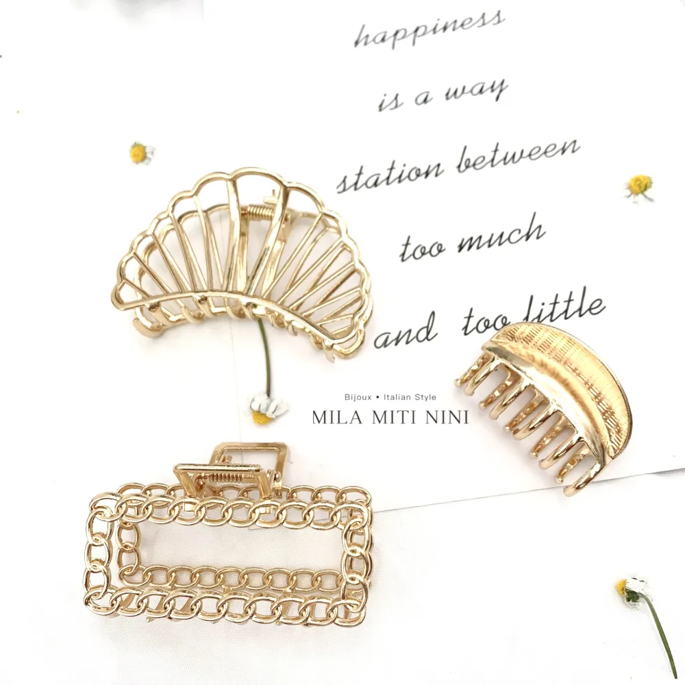 12 Pz Pinze per Capelli Lisci - AXC-556-26A