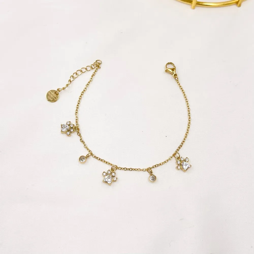 zampa punto luce-Bracciale in Acciaio - BAC-103-AA2770B