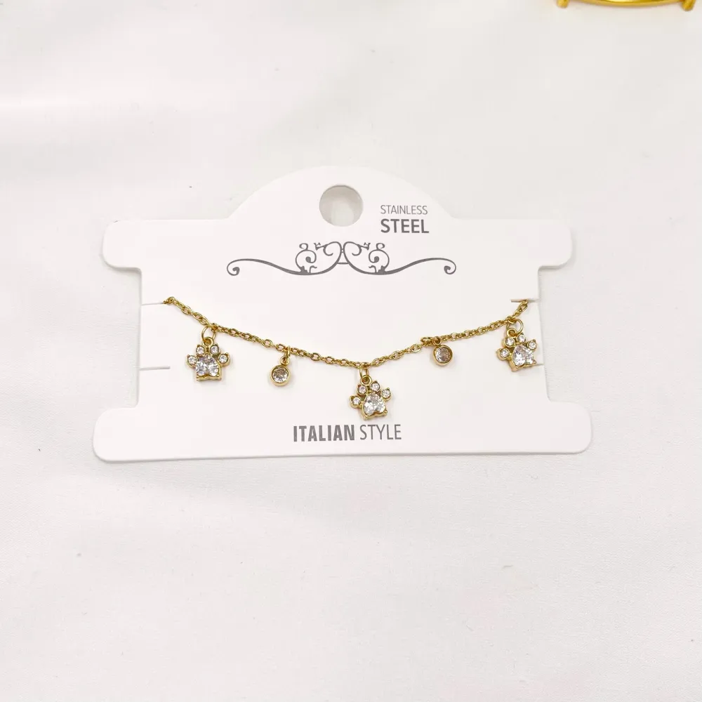 zampa punto luce-Bracciale in Acciaio - BAC-103-AA2770B