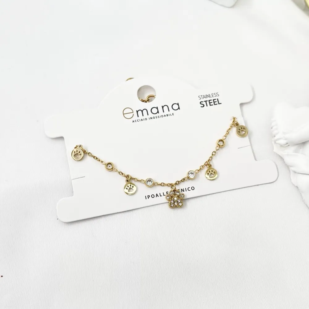 Zampa -Bracciale in Acciaio con Chiusura - BAC-103-AA3471B