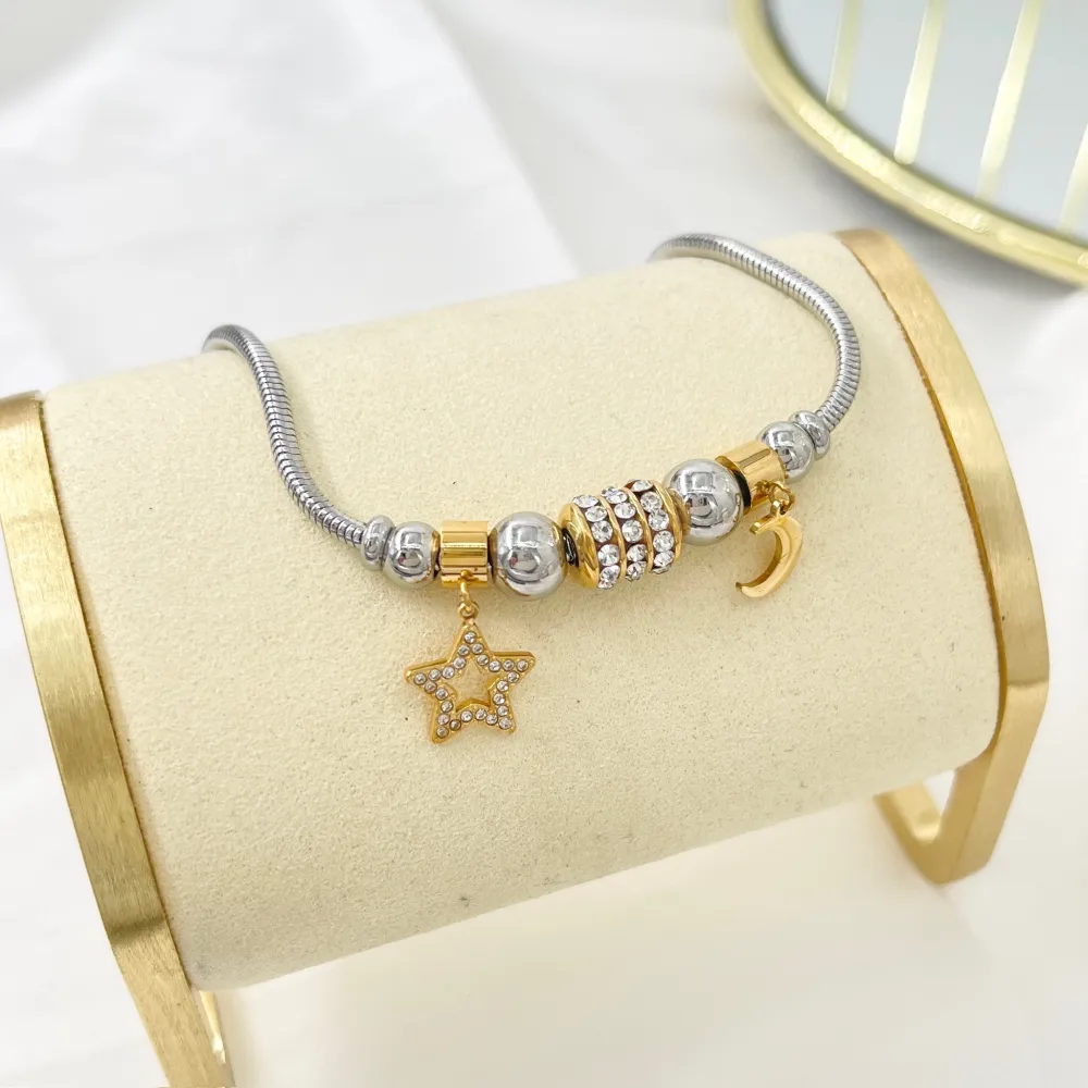 Charmes Stella-Bracciale in Acciaio - BAC-103-AA3634B