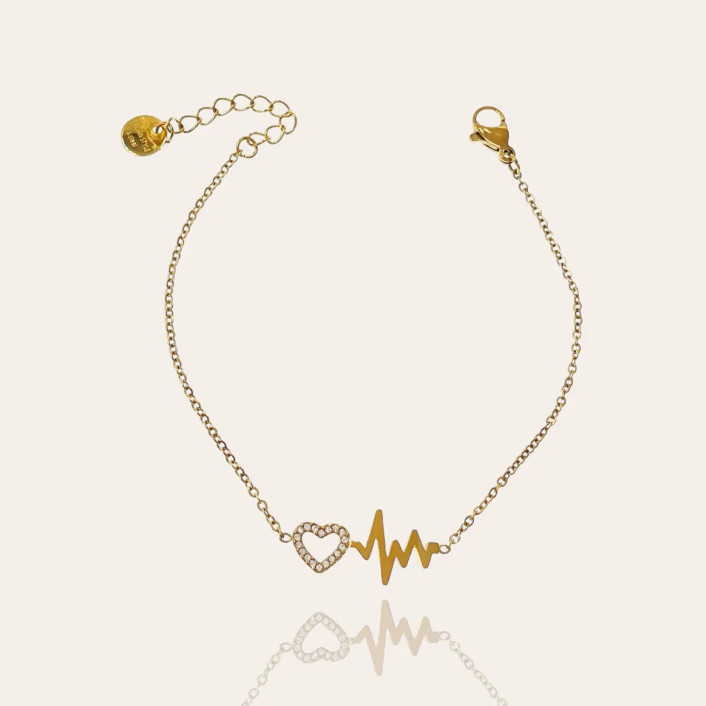 Battito Cuore-Bracciale in Acciaio con Chiusura - BAC-103-AA4169B