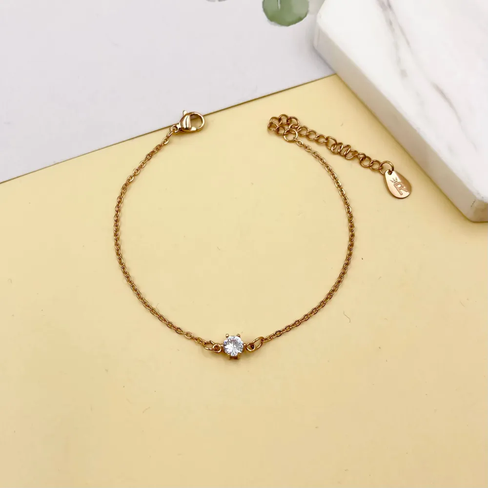 Punto Luce 5mm a 6Griffe-Bracciale in Acciaio con Chiusura - BAC-413-1804